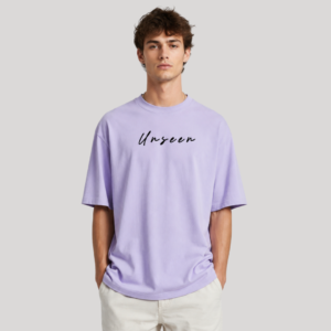 "UNSEEN MONARCH" Graphic Oversized T-Shirt