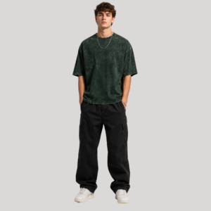 "PHANTOM MOSS" Acid Wash Oversized T-Shirt