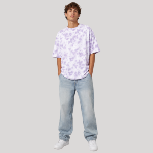 "LILAC HAZE" Tie-Dye Oversized T-Shirt